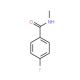 4-Fluoro-N-methylbenzamide (CAS 701-49-5) - chemical structure image