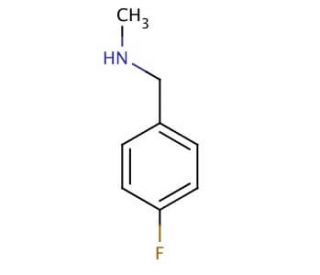 4-Fluoro-N-methylbenzylamine (CAS 405-66-3) - chemical structure image