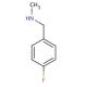 4-Fluoro-N-methylbenzylamine (CAS 405-66-3) - chemical structure image