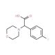 (4-Fluoro-phenyl)-morpholin-4-yl-acetic acid - chemical structure image