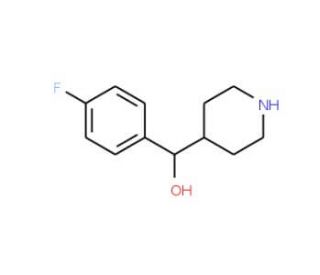 (4-Fluoro-phenyl)-piperidin-4-yl-methanol (CAS 54924-33-3) - chemical structure image