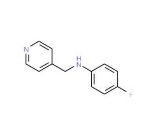 (4-Fluoro-phenyl)-pyridin-4-ylmethyl-amine - chemical structure image