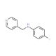(4-Fluoro-phenyl)-pyridin-4-ylmethyl-amine - chemical structure image