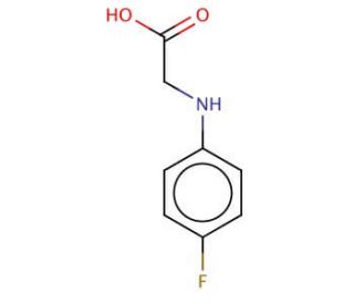 (4-Fluoro-phenylamino)-acetic acid (CAS 351-95-1) - chemical structure image
