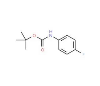 4-Fluoroaniline, N-BOC protected (CAS 60144-53-8) - chemical structure image