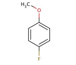 4-Fluoroanisole (CAS 459-60-9) - chemical structure image