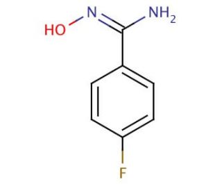 4-Fluorobenzamidoxime (CAS 69113-32-2) - chemical structure image