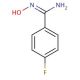4-Fluorobenzamidoxime (CAS 69113-32-2) - chemical structure image