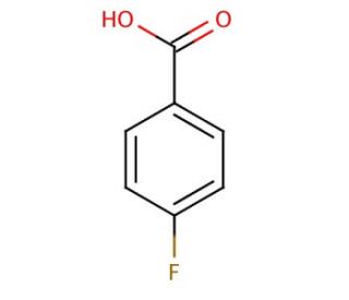 4-Fluorobenzoic acid (CAS 456-22-4) - chemical structure image