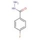 4-Fluorobenzoic hydrazide (CAS 456-06-4) - chemical structure image