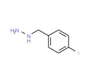 (4-fluorobenzyl)hydrazine (CAS 699-05-8) - chemical structure image