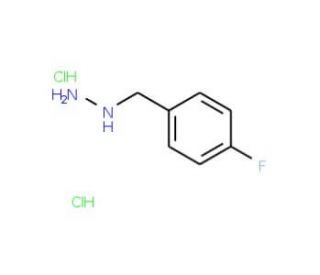 (4-Fluorobenzyl)hydrazine dihydrochloride (CAS 1000805-93-5) - chemical structure image