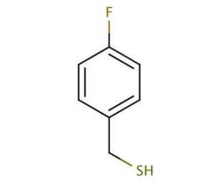 4-Fluorobenzyl mercaptan (CAS 15894-04-9) - chemical structure image