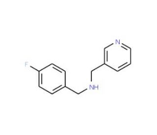 (4-Fluorobenzyl)-pyridin-3-ylmethyl-amine (CAS 113248-64-9) - chemical structure image