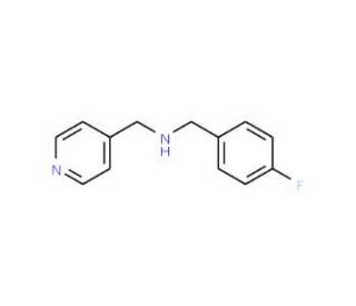 (4-Fluorobenzyl)(pyridin-4-ylmethyl)amine (CAS 869945-23-3) - chemical structure image