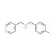 (4-Fluorobenzyl)(pyridin-4-ylmethyl)amine (CAS 869945-23-3) - chemical structure image