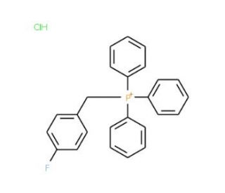 (4-Fluorobenzyl)triphenylphosphonium chloride (CAS 3462-95-1) - chemical structure image