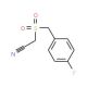 4-Fluorobenzylsulphonylacetonitrile (CAS 175276-84-3) - chemical structure image
