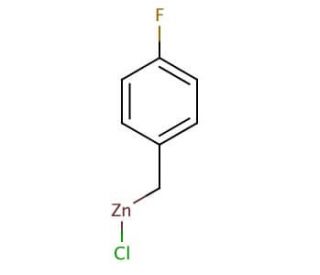 4-Fluorobenzylzinc chloride solution (CAS 312693-07-5) - chemical structure image