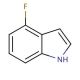 4-Fluoroindole (CAS 387-43-9) - chemical structure image