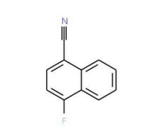 4-Fluoronaphthalene-1-carbonitrile (CAS 13916-99-9) - chemical structure image