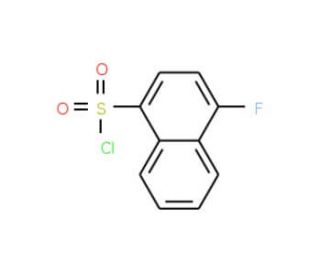 4-Fluoronaphthalene-1-sulphonyl chloride (CAS 316-69-8) - chemical structure image