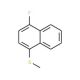 4-Fluoronaphthyl methyl sulfide - chemical structure image