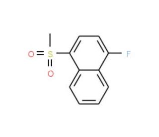 4-Fluoronaphthyl methyl sulfone - chemical structure image