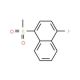 4-Fluoronaphthyl methyl sulfone - chemical structure image