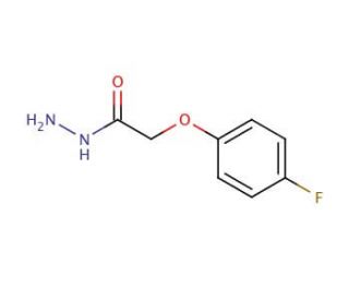 4-Fluorophenoxyacetic acid hydrazide (CAS 1737-62-8) - chemical structure image