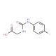 ({[(4-fluorophenyl)amino]carbonyl}amino)acetic acid - chemical structure image