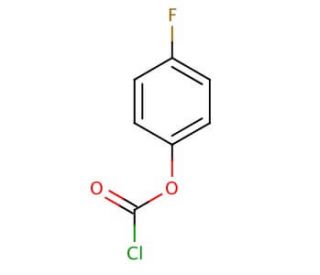 4-Fluorophenyl chloroformate (CAS 38377-38-7) - chemical structure image