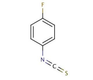 4-Fluorophenyl isothiocyanate (CAS 1544-68-9) - chemical structure image