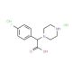 (4-Fluorophenyl)(piperazin-1-yl)acetic aciddihydrochloride - chemical structure image
