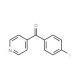 (4-Fluorophenyl)pyridin-4-ylmethanone (CAS 41538-36-7) - chemical structure image