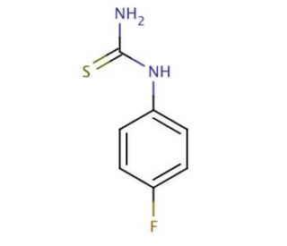 (4-Fluorophenyl)thiourea (CAS 459-05-2) - chemical structure image