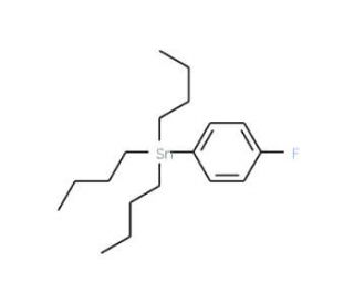 (4-Fluorophenyl)tri-n-butylstannane (CAS 17151-47-2) - chemical structure image