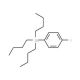 (4-Fluorophenyl)tri-n-butylstannane (CAS 17151-47-2) - chemical structure image