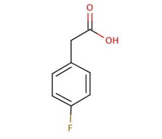 4-Fluorophenylacetic acid (CAS 405-50-5) - chemical structure image