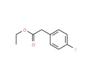 4-Fluorophenylacetic acid ethyl ester (CAS 587-88-2) - chemical structure image