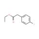 4-Fluorophenylacetic acid ethyl ester (CAS 587-88-2) - chemical structure image