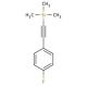 (4-Fluorophenylethynyl)trimethylsilane (CAS 130995-12-9) - chemical structure image