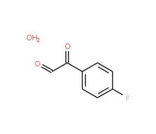 4-Fluorophenylglyoxal monohydrate (CAS 447-43-8) - chemical structure image