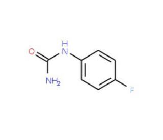 4-Fluorophenylurea (CAS 659-30-3) - chemical structure image