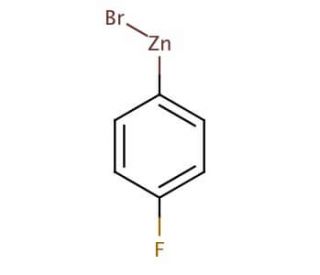 4-Fluorophenylzinc bromide solution (CAS 181705-93-1) - chemical structure image