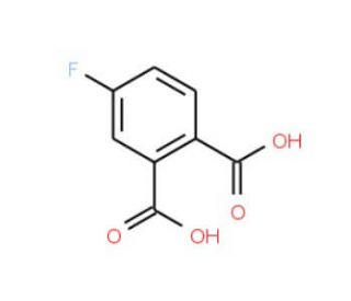 4-Fluorophthalic acid (CAS 320-97-8) - chemical structure image