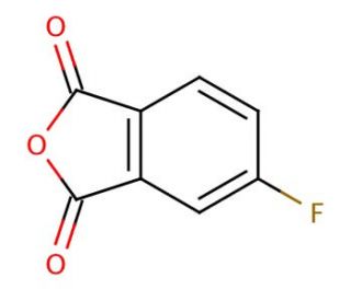 4-Fluorophthalic anhydride (CAS 319-03-9) - chemical structure image