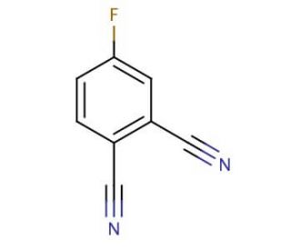 4-Fluorophthalonitrile (CAS 65610-14-2) - chemical structure image