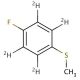 4-Fluorothioanisole-d4 (CAS 1189510-57-3) - chemical structure image
