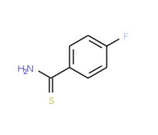 4-Fluorothiobenzamide (CAS 22179-72-2) - chemical structure image